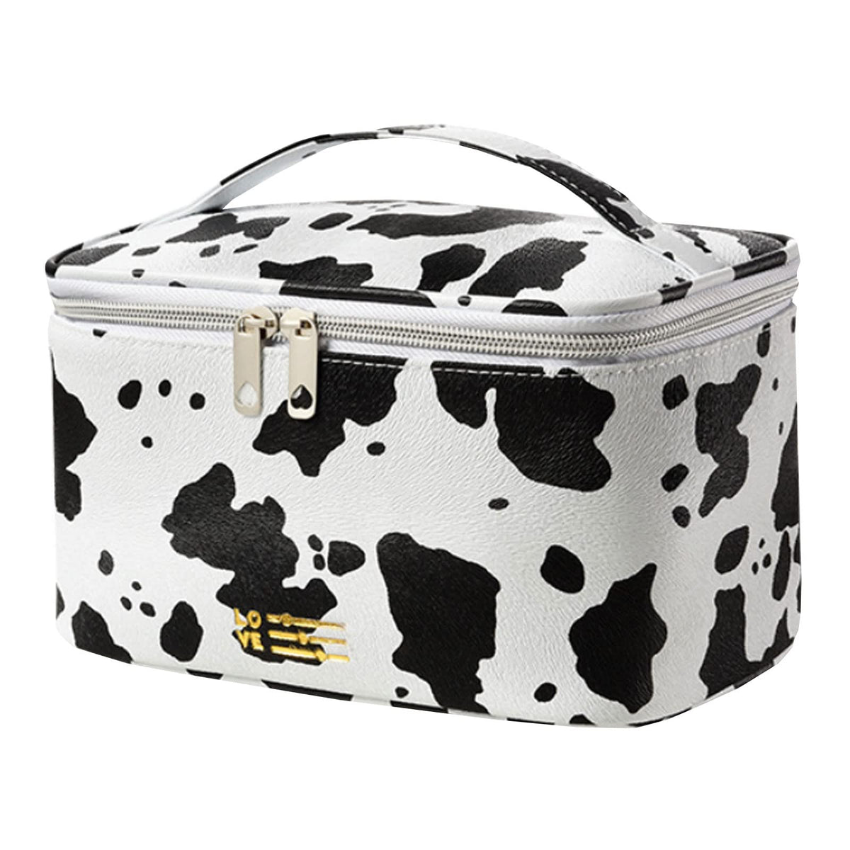 Meiyuuo Travel Makeup Bag side view with wide handle