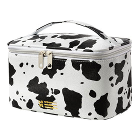 Meiyuuo Travel Makeup Bag side view with wide handle