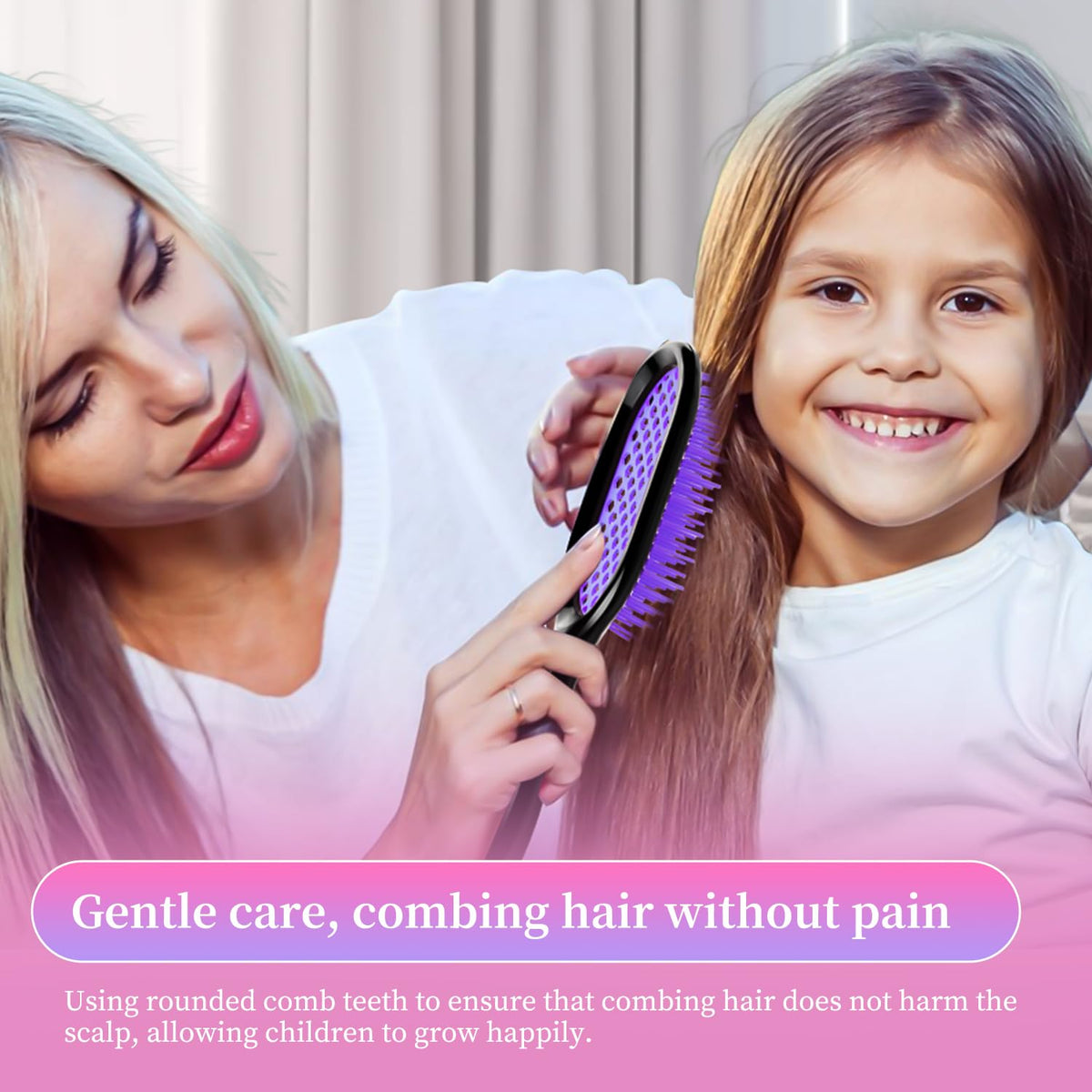 Mejglrc Detangling Brush being used on wet hair
