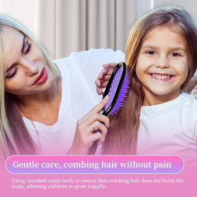 Mejglrc Detangling Brush being used on wet hair