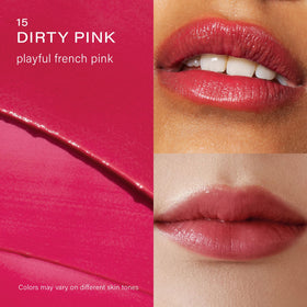 Melixir Vegan Lip Butter #15 Dirty Pink swatch on skin