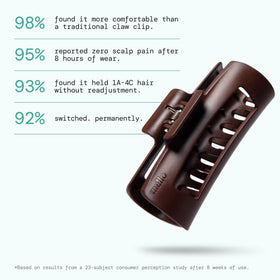 MELLO Medium Charm Hair Clip displayed with its packaging