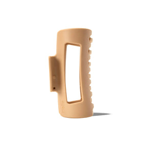 MELLO Medium Hair Clip in brown, front view