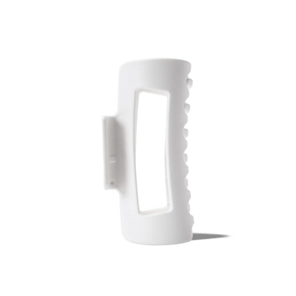 MELLO Medium Hair Clip in white, front view