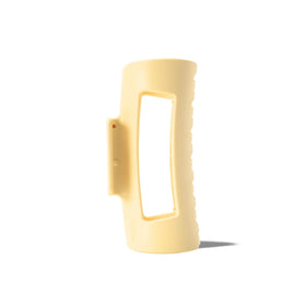 MELLO Medium Hair Clip in yellow front view