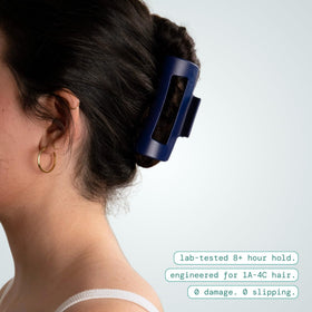 MELLO Medium Hair Clip on a woman's hair
