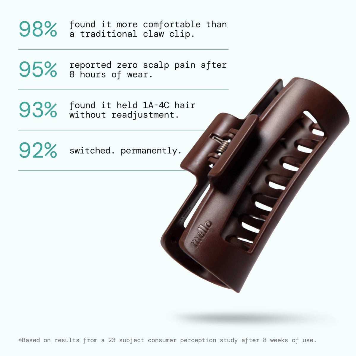 MELLO Medium Hair Clip packaging