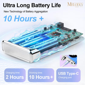 Melodly Electric Nail Drill Kit side view