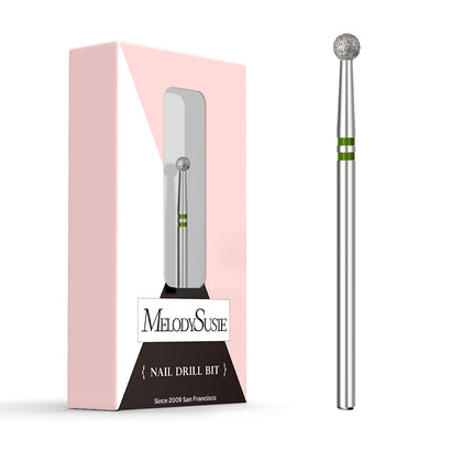 MelodySusie 4mm Ball Shape Cuticle Cleaner Nail Drill Bit front view