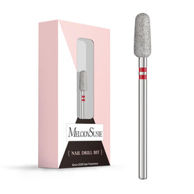 MelodySusie 5mm Round Tapered Cuticle Cleaner Nail Drill Bit front view
