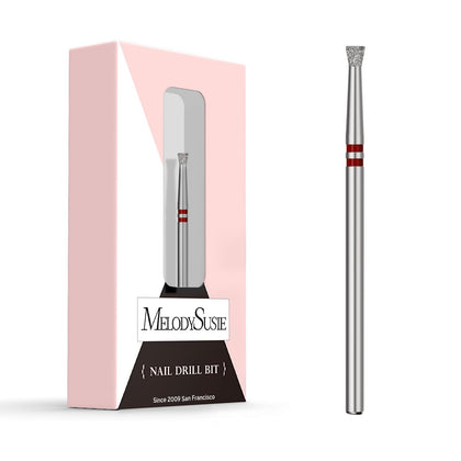 MelodySusie 6.7mm Inverted Tapered Cuticle Cleaner Nail Drill Bit front view
