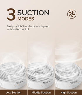MelodySusie Cordless Nail Dust Collector SProR in use at manicure table