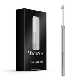 MelodySusie Cuticle Cleaner Nail Drill Bit 3/32'' silver front view