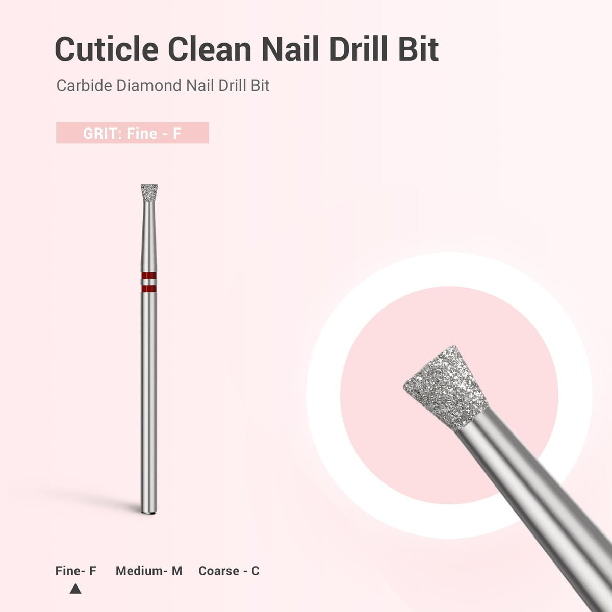 MelodySusie Cuticle Cleaner Nail Drill Bit in packaging