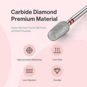 MelodySusie Cuticle Cleaner Nail Drill Bit on a nail care setup