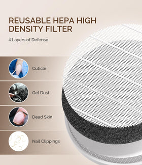 MelodySusie filter showing magnetic cover and reusable design