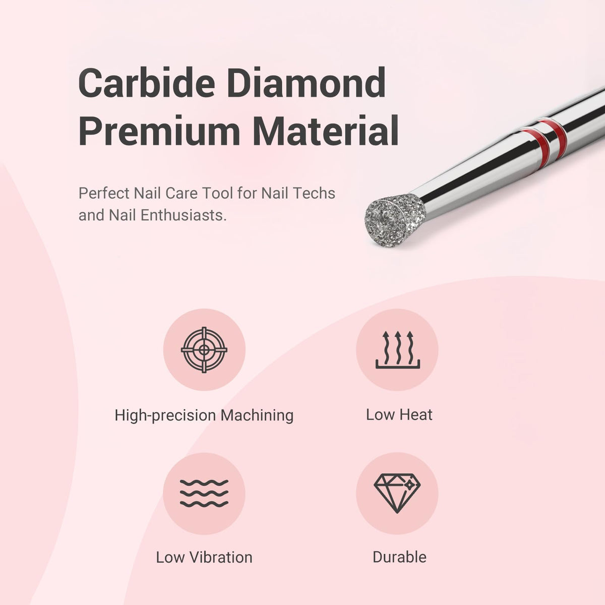 MelodySusie Nail Drill Bit on a nail care station