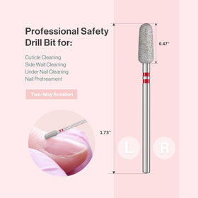 MelodySusie nail drill bit showing fine grit