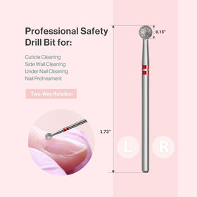 MelodySusie nail drill bit with fine grit detail