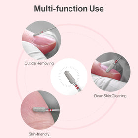 MelodySusie nail drill bit with two-way rotation feature