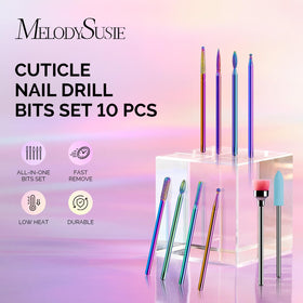MelodySusie nail drill bits of various shapes and sizes