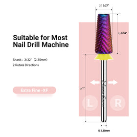MelodySusie Nail Drill Bits on a nail care setup