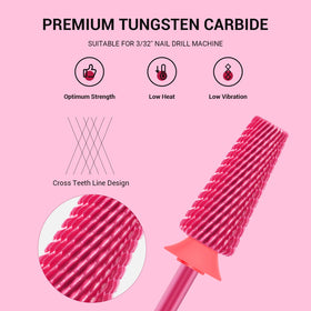 MelodySusie nail drill bits showing different functions