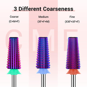 MelodySusie nail drill bits with 3/32 inch shank