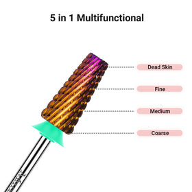 MelodySusie Nail Drill Bits with 3/32'' shank size
