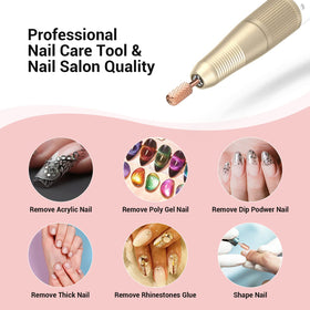 MelodySusie Nail Drill Bits with technical specifications