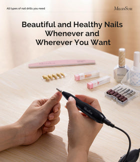 MelodySusie Nail Drill PC120I side view showing ergonomic design