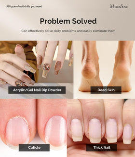 MelodySusie nail drill showing the pen-shaped design