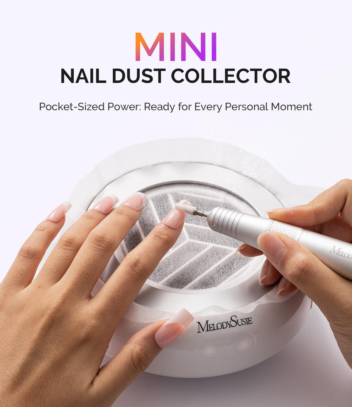 MelodySusie Nail Dust Collector HProA in soft pink
