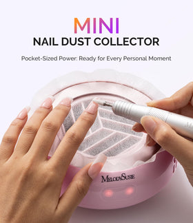 MelodySusie Nail Dust Collector HProA side view with filter paper