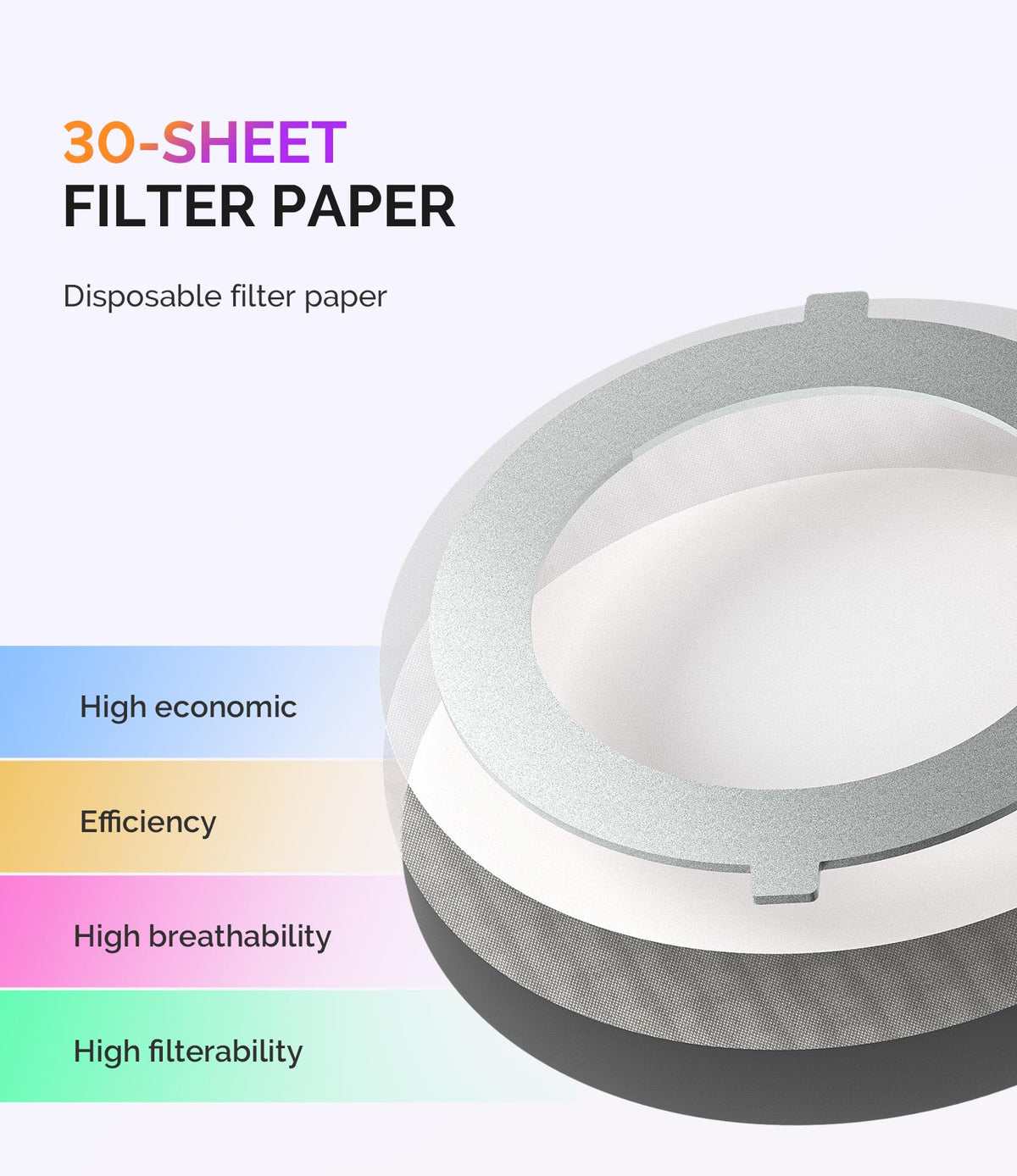 MelodySusie Nail Dust Collector HProA with filter papers