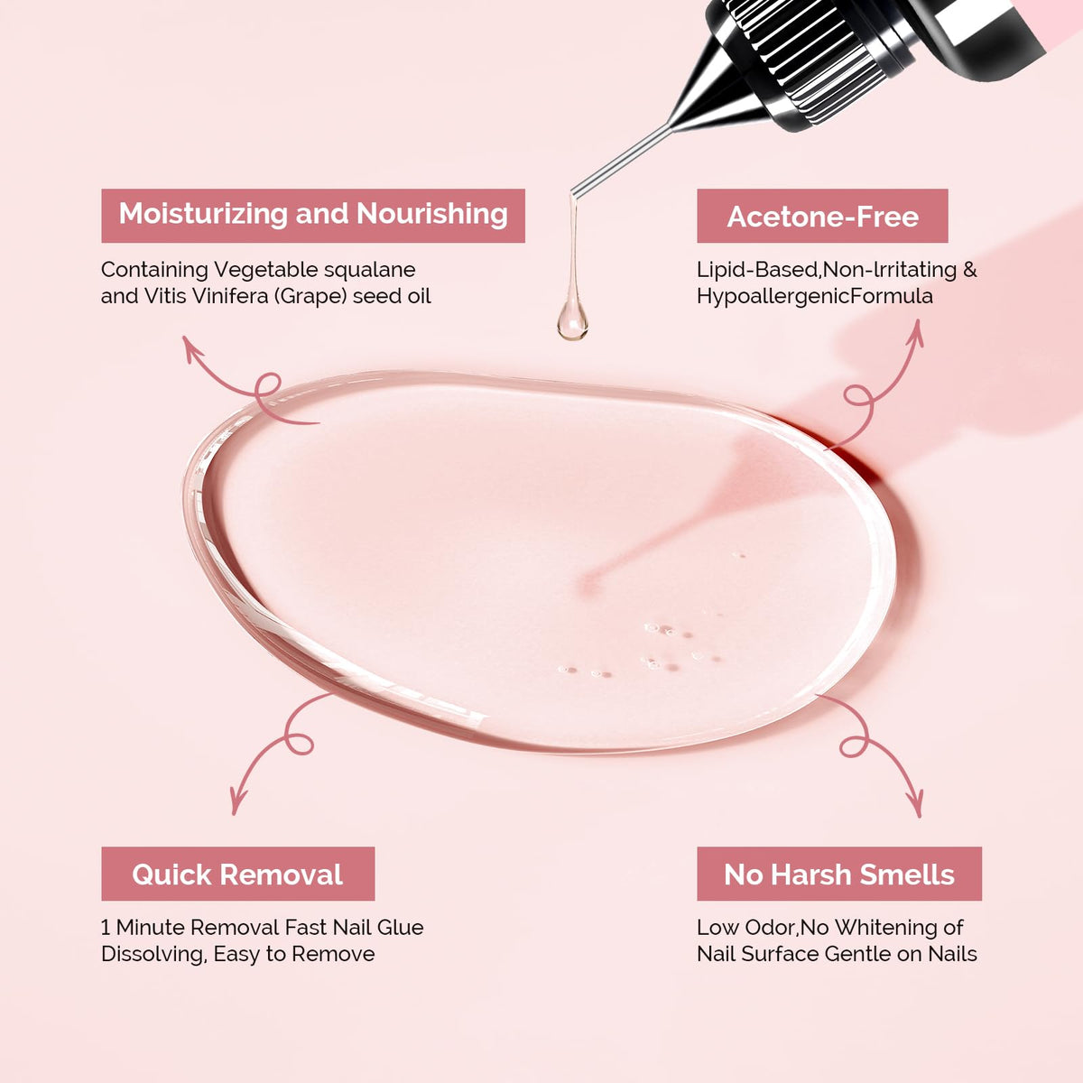MelodySusie Nail Glue Remover applicator tip