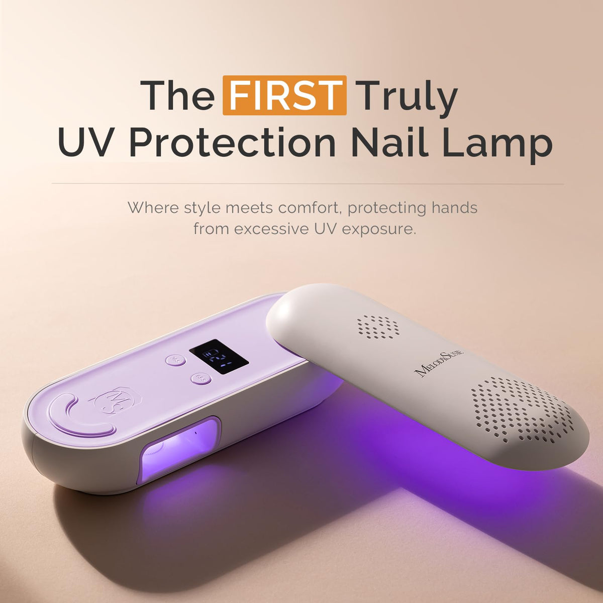 MelodySusie P-Plus20F Nail Lamp in vibrant colour
