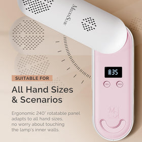 MelodySusie P-Plus20F UV LED Nail Lamp in use for nail art