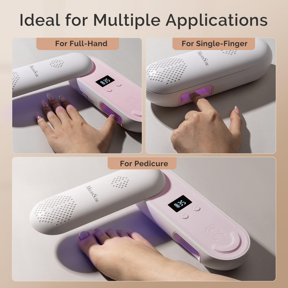 MelodySusie P-Plus20F UV LED Nail Lamp packaging