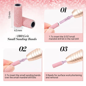 MelodySusie packaging of 50 Pcs Nail Drill Bits