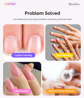 MelodySusie PC100G Nail Drill compact design in hand