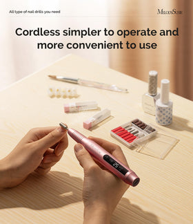 MelodySusie PC180G nail drill in a beauty kit setup