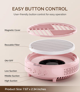 MelodySusie Portable Nail Dust Collector HPro packaging
