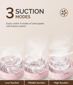 MelodySusie Portable Nail Dust Collector HPro side view