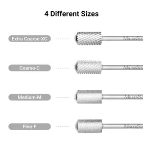 MelodySusie Safety Nail Drill Bits side view showing shank