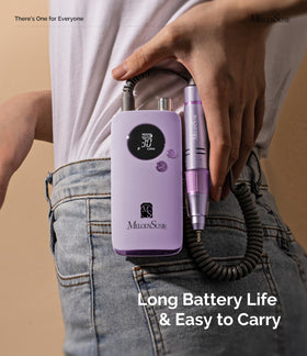 MelodySusie SC320F Nail Drill showing HD LED display