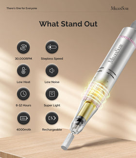MelodySusie SC320F Nail Drill with HD LED display