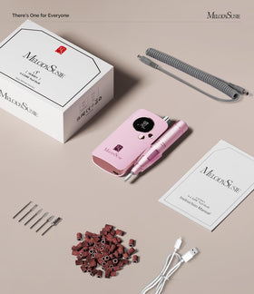 MelodySusie SC320F Nail Drill with sanding bands and bits