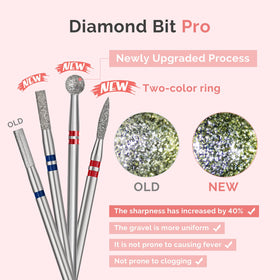 MelodySusie silver cuticle cleaner bit side view