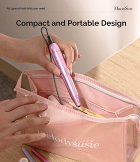 MelodySusie USB Nail Drill PC120I in use on nails
